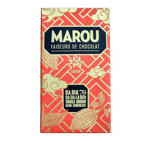 Sô cô la Đen 76% MAROU Chocolate Bà Rịa - 80g