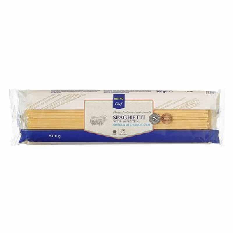 Mì sợi - Metro Chef - Spaghetti (with 14% protein) 500g – SaigonGourmet Mì sợi - Metro Chef - Spaghetti (with 14% protein) 500g – SaigonGourmet