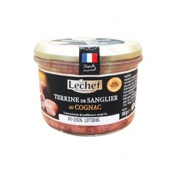 Pate hỗn hợp gan gà và thịt heo - Le Chef - Terrine de Sanglier au Cognac 180g