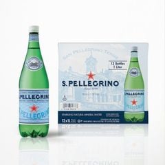 Nước khoáng có ga tự nhiên San Pellegrino 1L (chai nhựa)