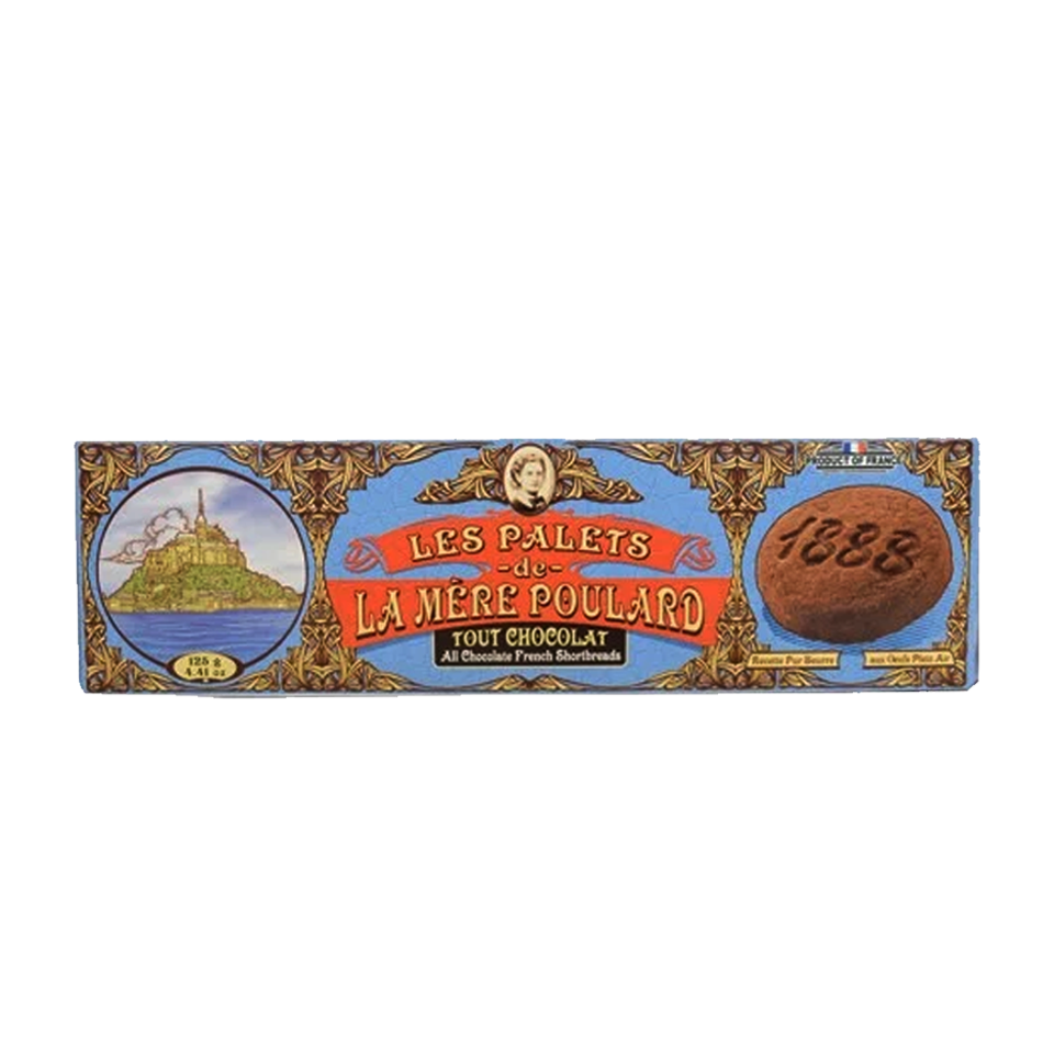 Bánh quy Chocolate - La Mère Poulard 125g - All Chocolate French Shortbreads 125g