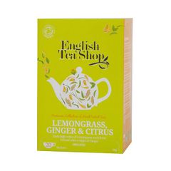 Trà Organic Lemongrass Ginger và Citrus Fruits - English Tea Shop - 20 gói