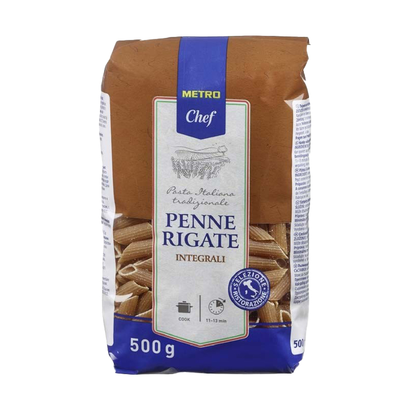Mì sợi - Metro Chef - Penne Rigate (Integrali) 500g – SaigonGourmet Mì sợi - Metro Chef - Penne Rigate (Integrali) 500g – SaigonGourmet