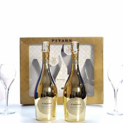Hộp Quà PROSECCO MILLESIMATO GOLD (KÈM 2 LY)