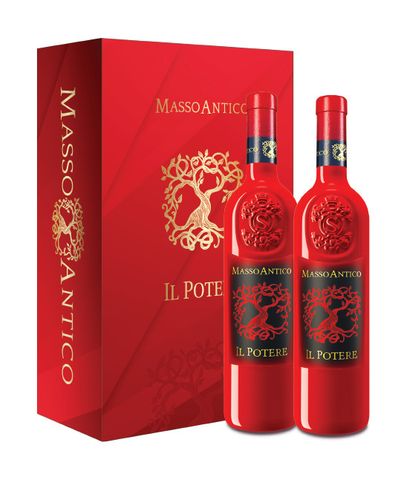 Hộp cao cấp 2 chai Vang IL POTERE