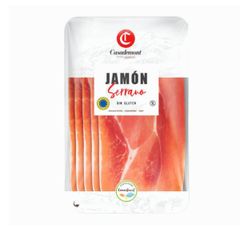 Serrano Ham Sliced 80g - Casademont - Thịt heo muối xông khói