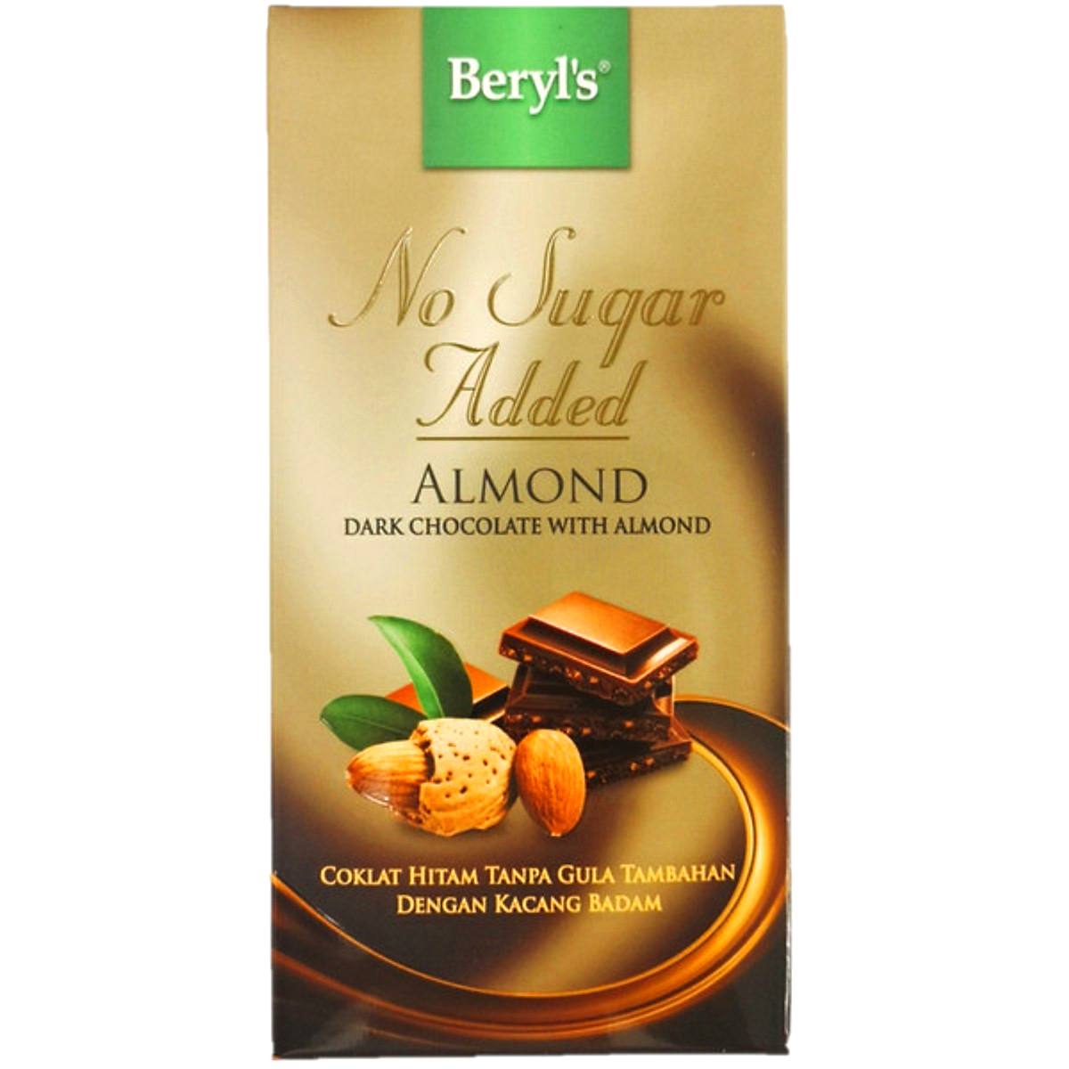 Chocolate Beryl's Hạnh Nhân không đường - 85gr