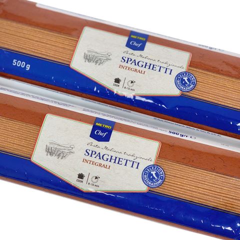 Mì sợi - Metro Chef - Spaghetti (Integrali) 500g