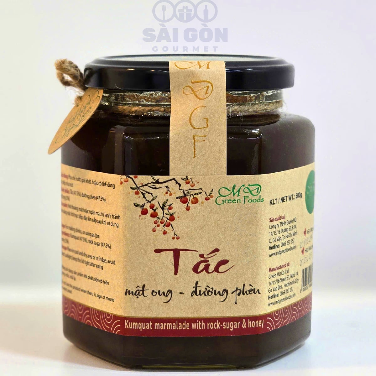 Tắc Mật ong Green Foods - Hũ 500g