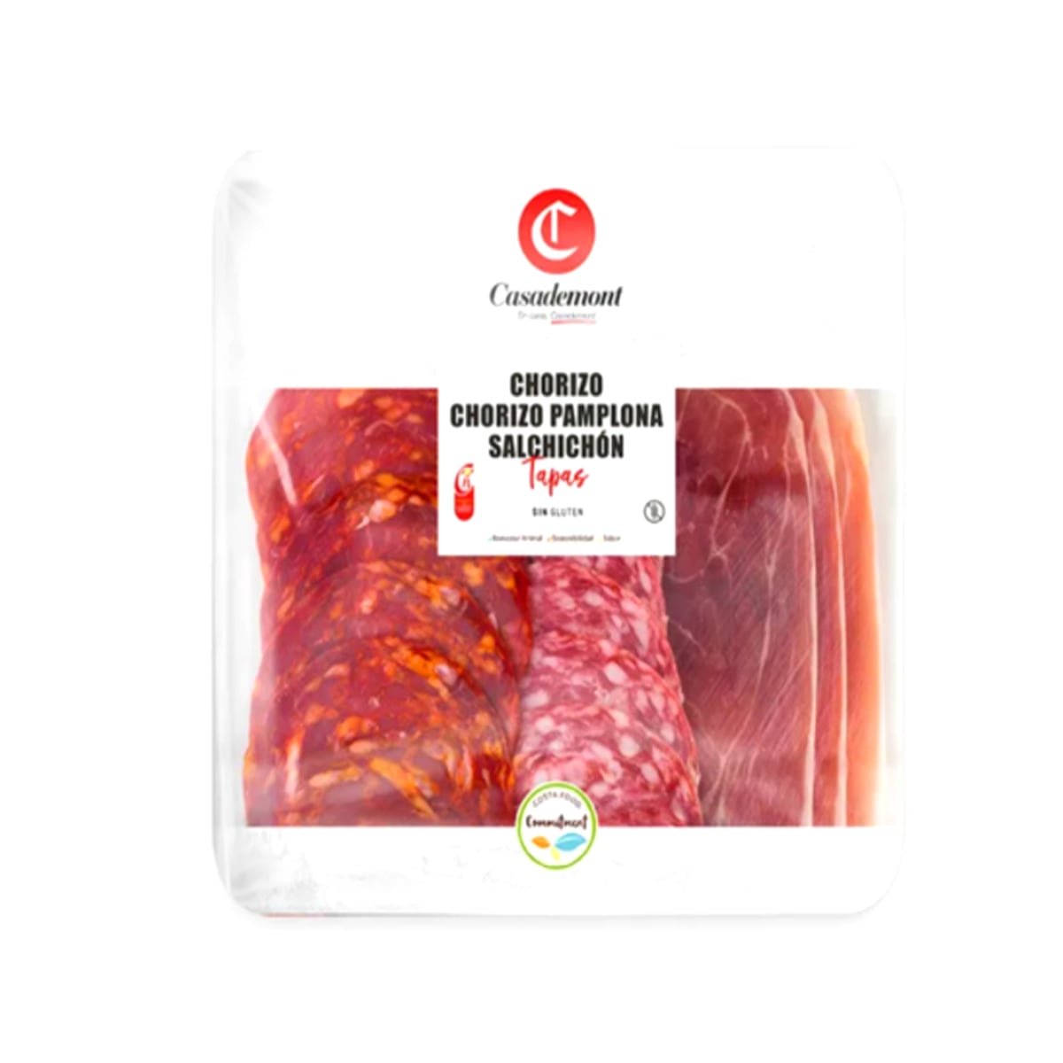 Tapas Serrano ham + Chorizo extra + Salchichon sliced 150g- Casademont