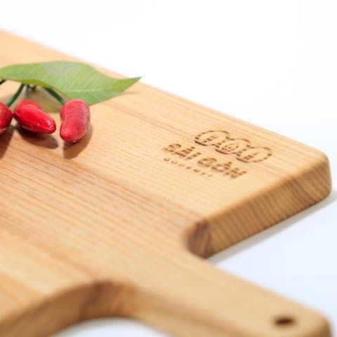 Thớt gỗ decor Sai Gon Gourmet L535