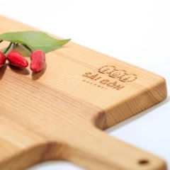 Thớt gỗ decor Sai Gon Gourmet L535