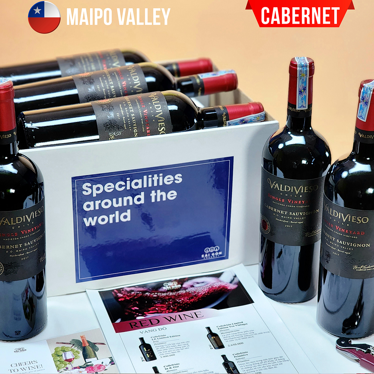 Valdivieso Single Vineyard Cabernet Sauvignon - Box 6