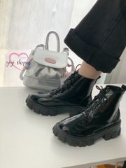 Giày Boots Da Bóng G638