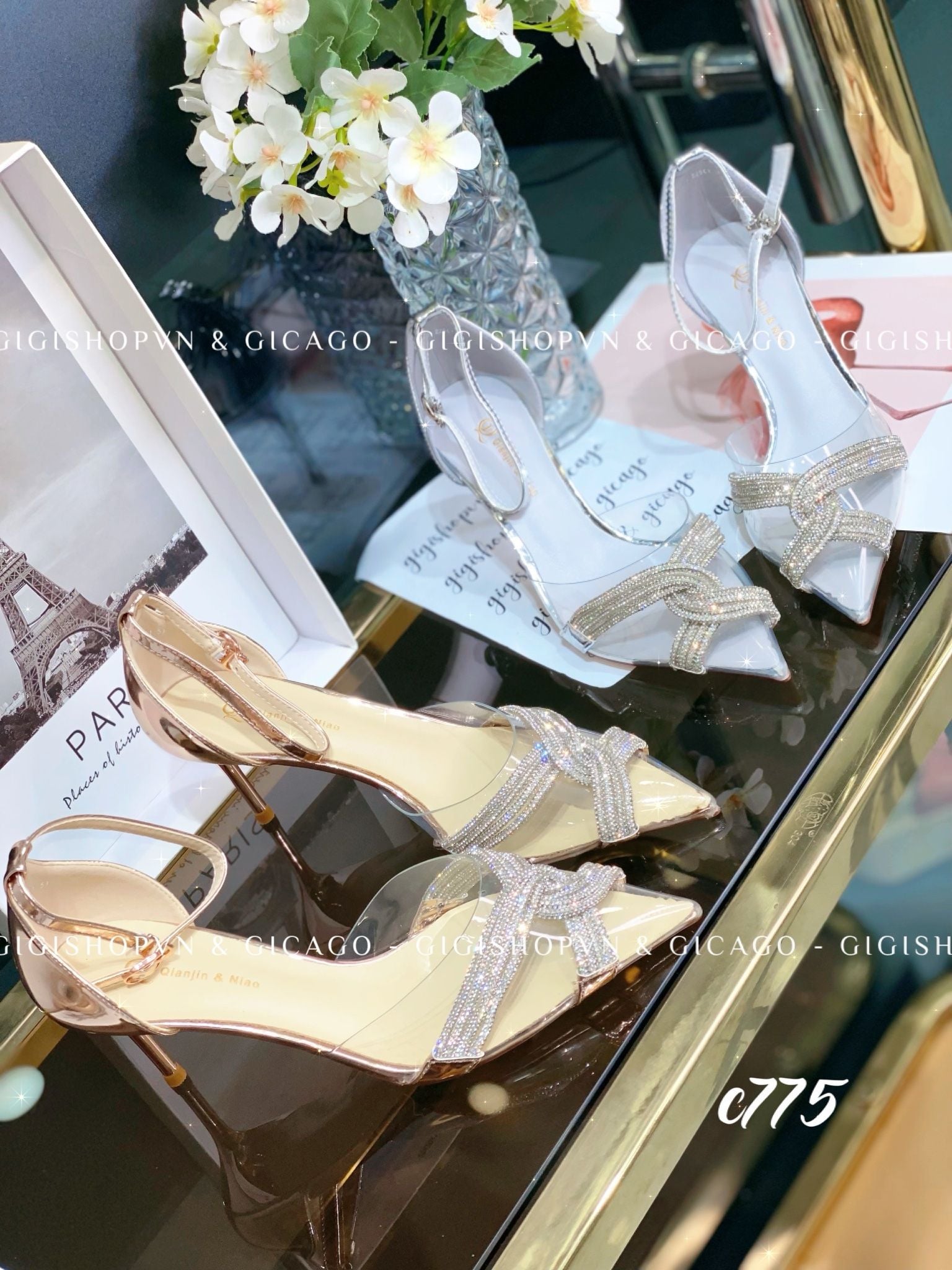 Cao gót nhọn tiệc trong C775