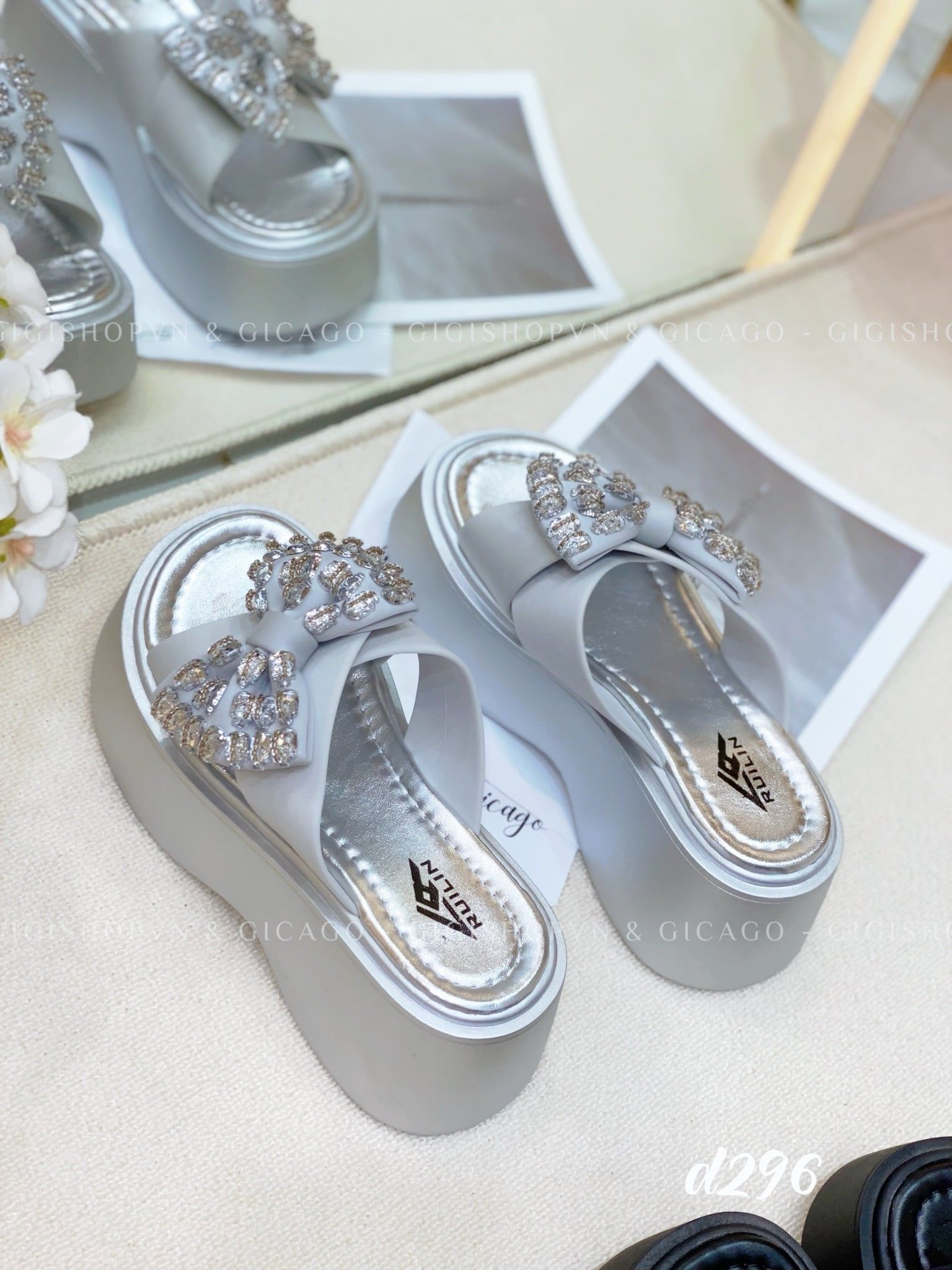 Dép xuồng nơ D296