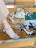 Sandal gót nhọn đá to S838