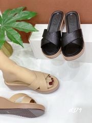 Dép xuồng quai chéo D374