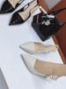 Cao gót nhọn hở gót C947