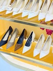 Cao gót nhọn da trơn C854