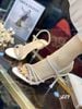 Sandal gót nhọn tiệc bling S889