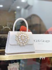 Túi Tiệc bling Hoa đá T714