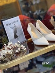 Cao gót nhọn dây đá đi tiệc GIAYCUOI C847