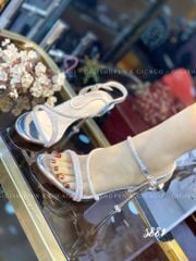 Sandal gót nhọn tiệc bling S881