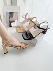 Sandal gót vuông quai ngang S841