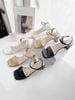 Sandal gót vuông quai ngang S841