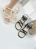 Sandal gót vuông dây chéo S849