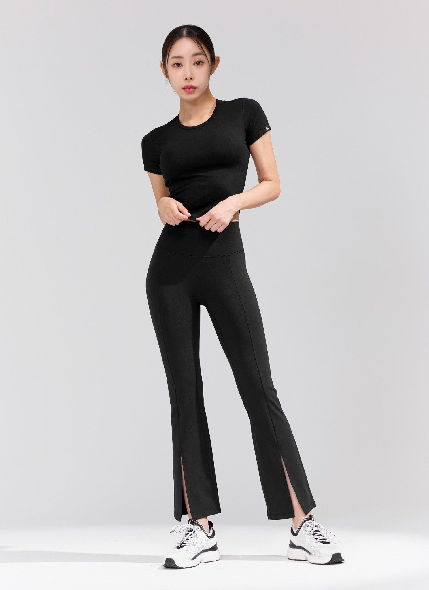  XWFLG03H3 Gela Intension Bootcut Split Pants 