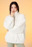  XTFJK04H4 _ Loose fit eco fur jacket snow cream 