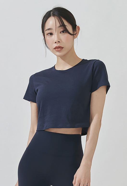  XA5326F_Cooling Cotton Croptop 