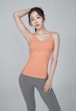  XT4188T_Basic Plain Yoga Top 