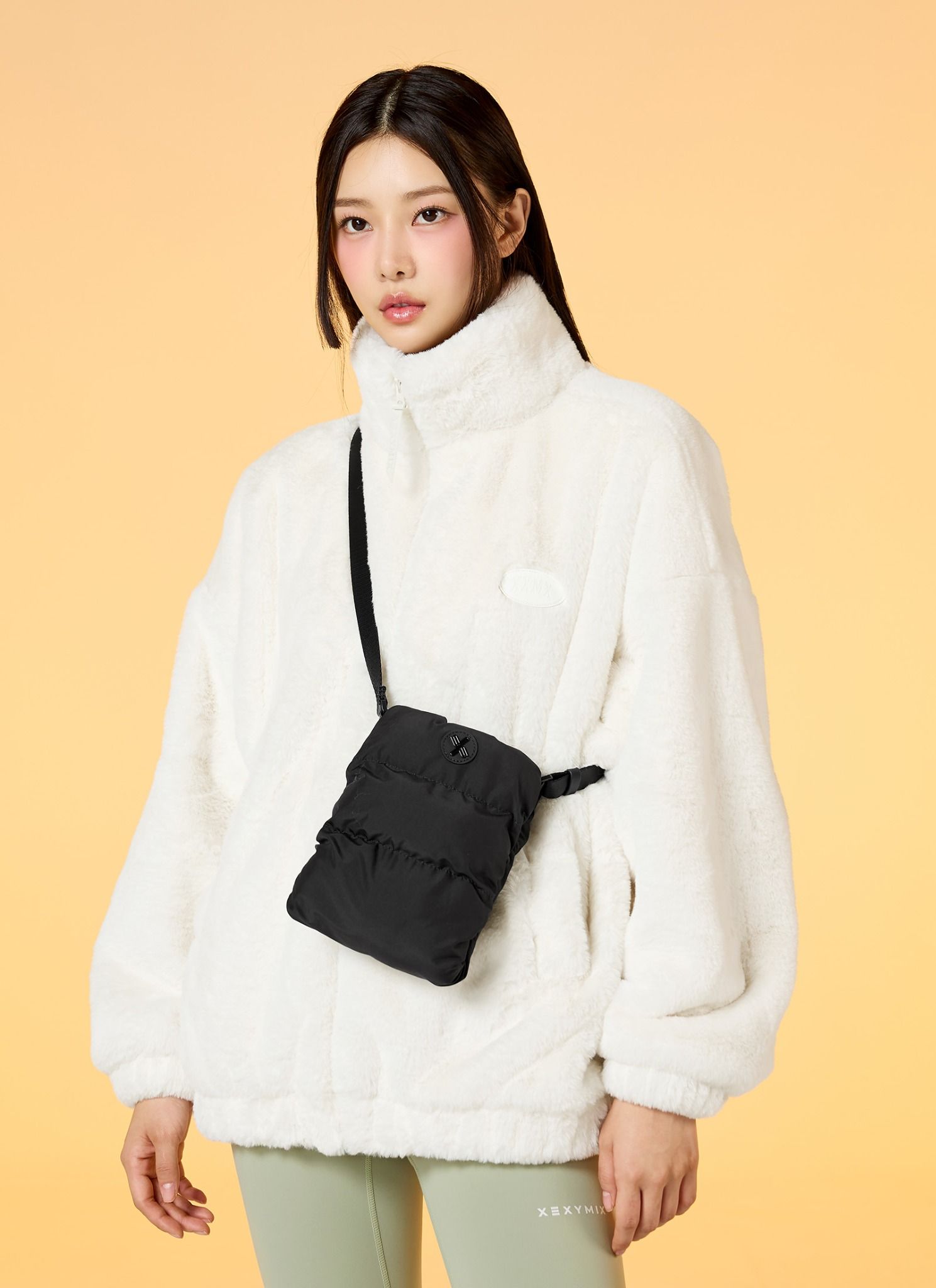  XTFJK04H4 _ Loose fit eco fur jacket snow cream 