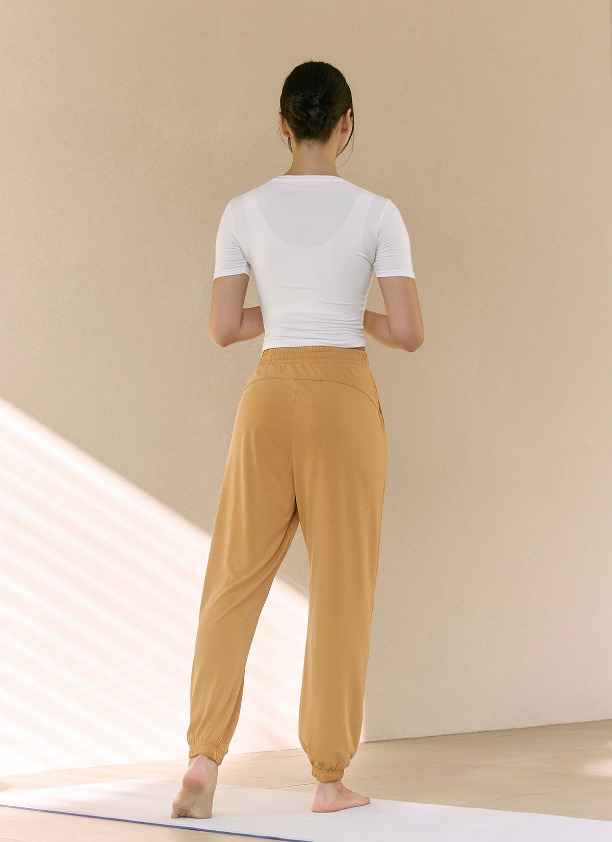  Quần XWFTP07H3 Relaxation Washing Jogger Pants _Honey Gold 