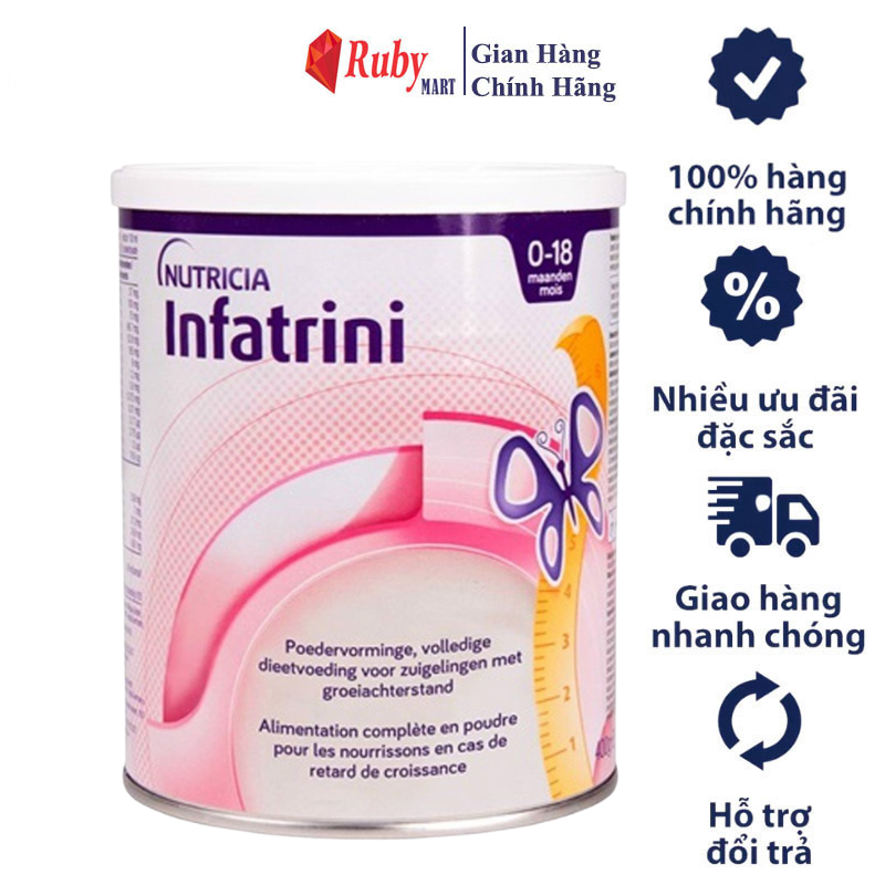 Sữa bột Nutricia Infatrini Đức – 400g (Từ 0-18 tháng)