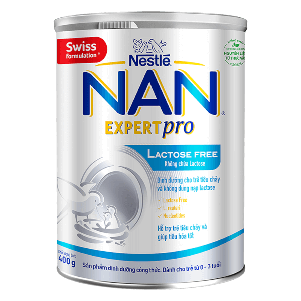 Sữa bột NAN Expert Pro Lactose Free 400g (0 - 36 tháng)