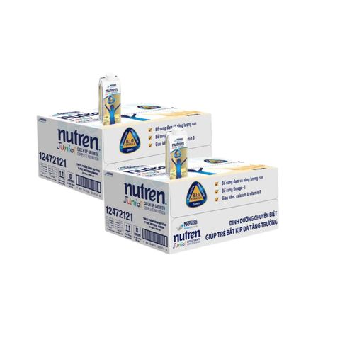 Combo 2 Thùng 24 hộp Sữa Nutren Junior pha sẵn hộp 200ml