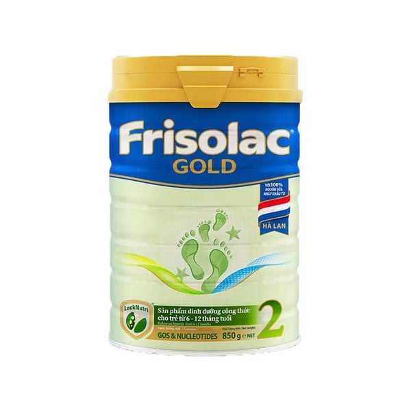 Sữa Frisolac Gold số 2 850g (6-12 tháng)