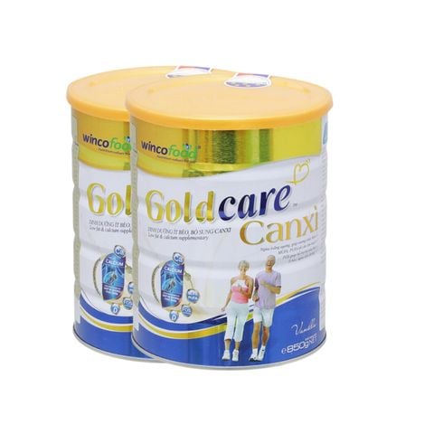 [Combo 2 lon ]  Sữa bột Wincofood Goldcare Canxi lon 850g: