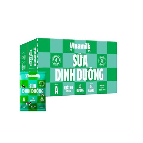 Thùng 48 Bịch Sữa dinh dưỡng Vinamilk có đường 220ml
