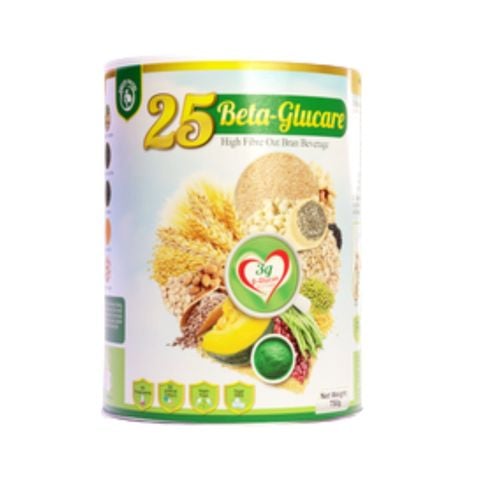Ngũ Cốc 25 Beta Glucare (Dinh dưỡng xanh cho người tiểu đường) lon 750g