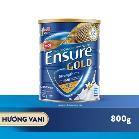 Sữa bột Ensure Gold Abbott hương vani (HMB) 800g