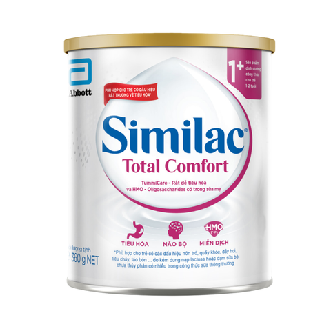 Sữa bột Similac Total Comfort 1+ lon 360g Với Công Thức Dễ Tiêu Hóa Và Hấp Thu Cho Trẻ Từ 1 Tuổi Trở Lên