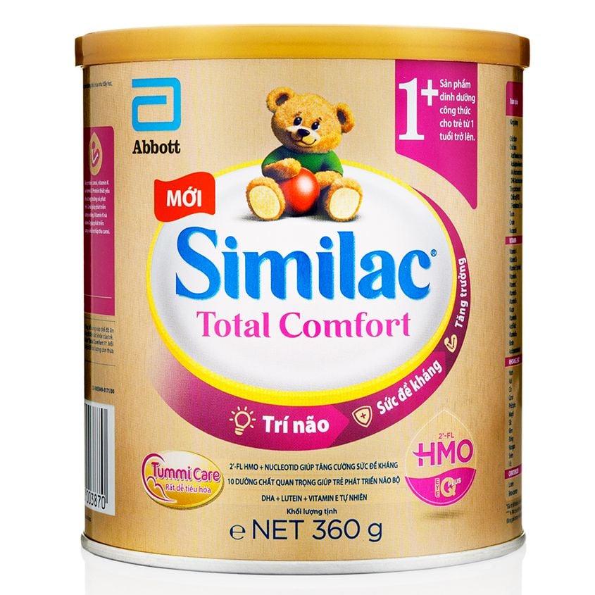 Sữa bột Similac Total Comfort 1+ lon 360g Với Công Thức Dễ Tiêu Hóa Và Hấp Thu Cho Trẻ Từ 1 Tuổi Trở Lên