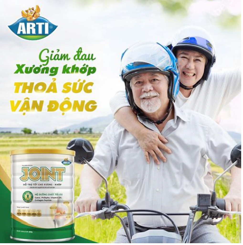 Sữa bột Arti Joint (800g) hỗ trợ tốt cho xương khớp dành cho người từ 28 tuổi trở lên