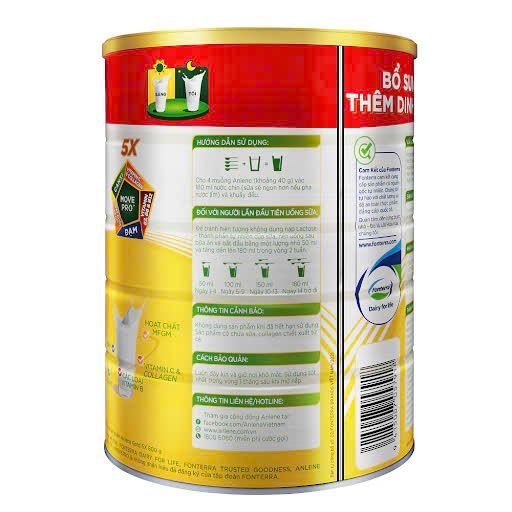 Sữa bột Anlene Gold 5X hương vani lon 800g/lon