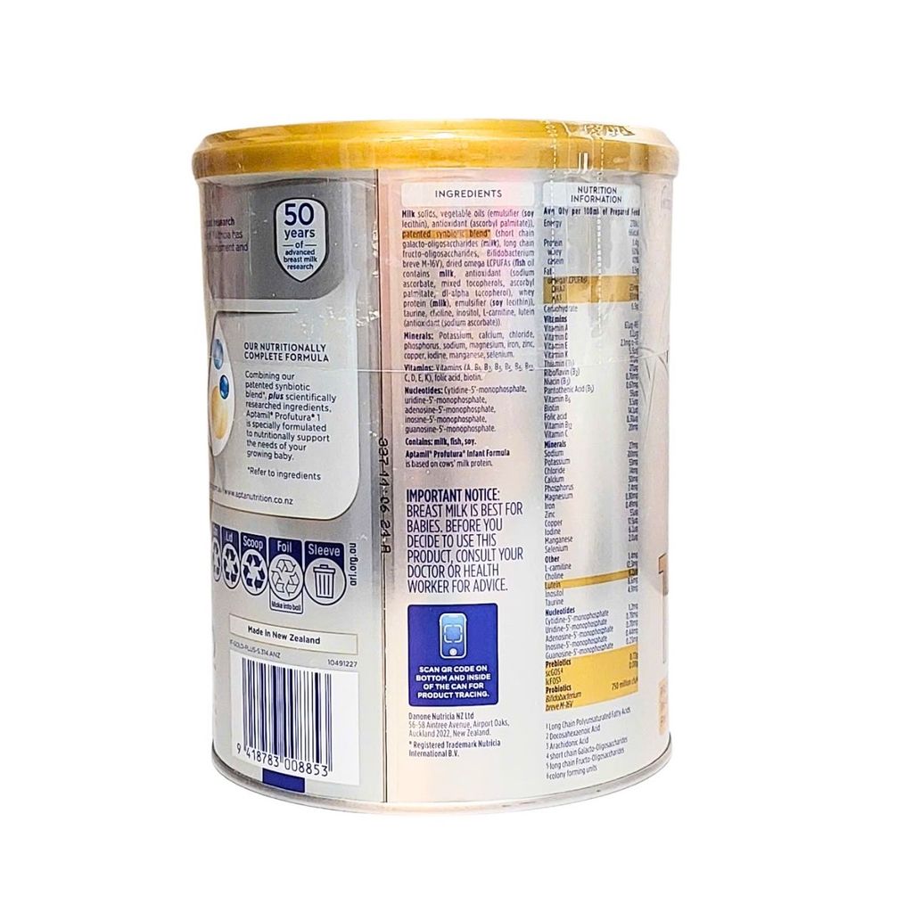 Sữa bột Aptamil Profutura Úc số 1 900g cho bé 0-6M